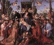 Albrecht Durer Feast of the Rose Garlands oil on canvas